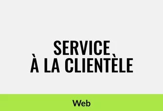 Service à la clientèle - Web