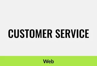 Customer service - Web